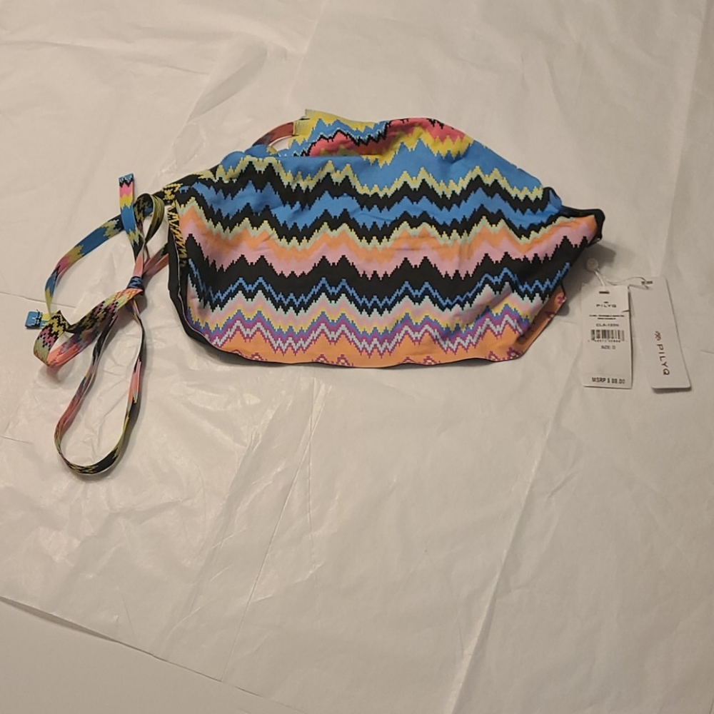PilyQ hello beautiful size D bikini top